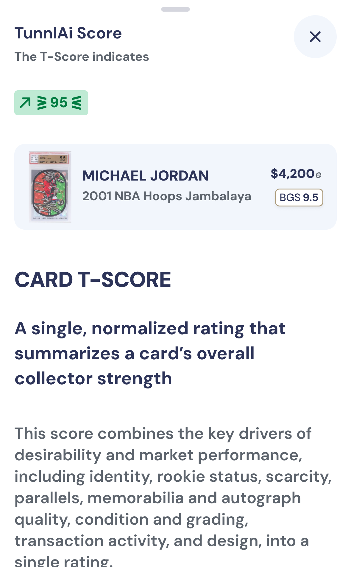Intelligence insights screen